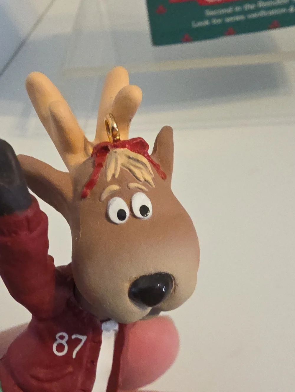 Vintage 1987 Hallmark Keepsake Reindeer Champs 